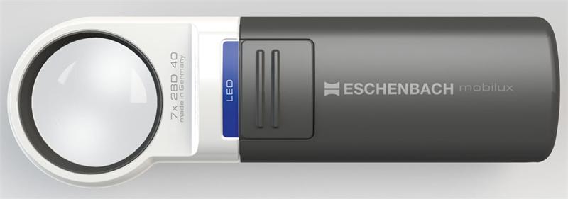 Eschenbach 1511-7 Hand Held Illuminated Magnifier Mobilux LED 7x